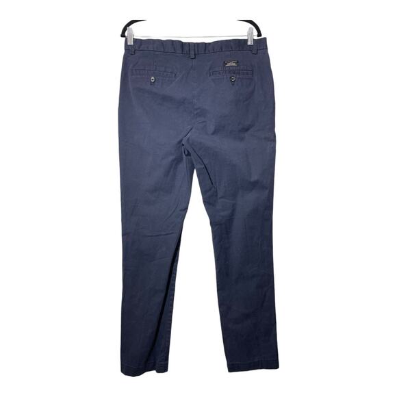 Banana Republic 34x34 Mens Slacks Chino Pants Aiden Chino Navy Blue Slacks - Picture 2 of 5